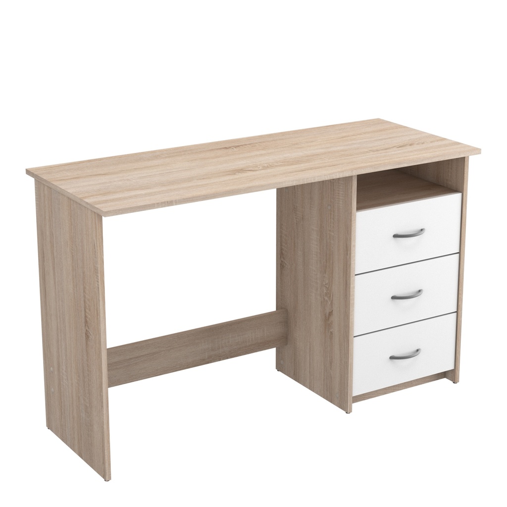 BUREAU 1 NICHE/3 TIR CHENE BROSSE BL