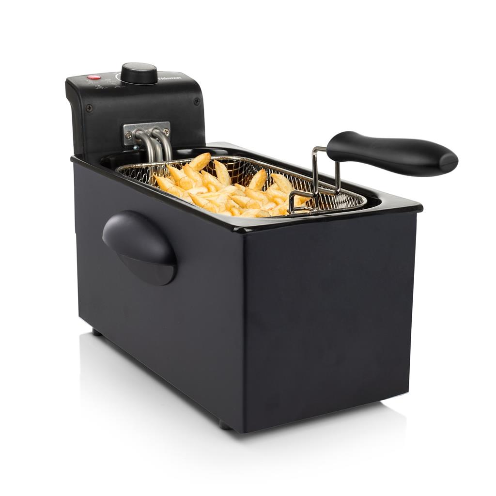 FRITEUSE 3L INOX NOIR - TRISTAR