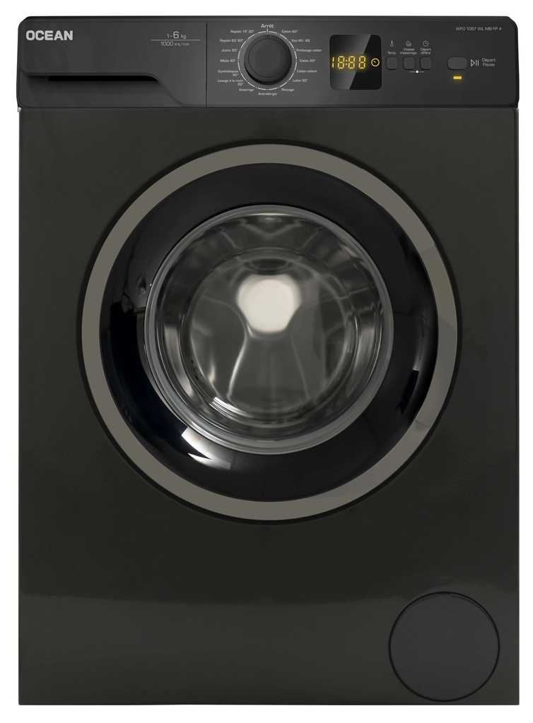 LAVE LINGE 6KG/1000TR NOIR OCEAN