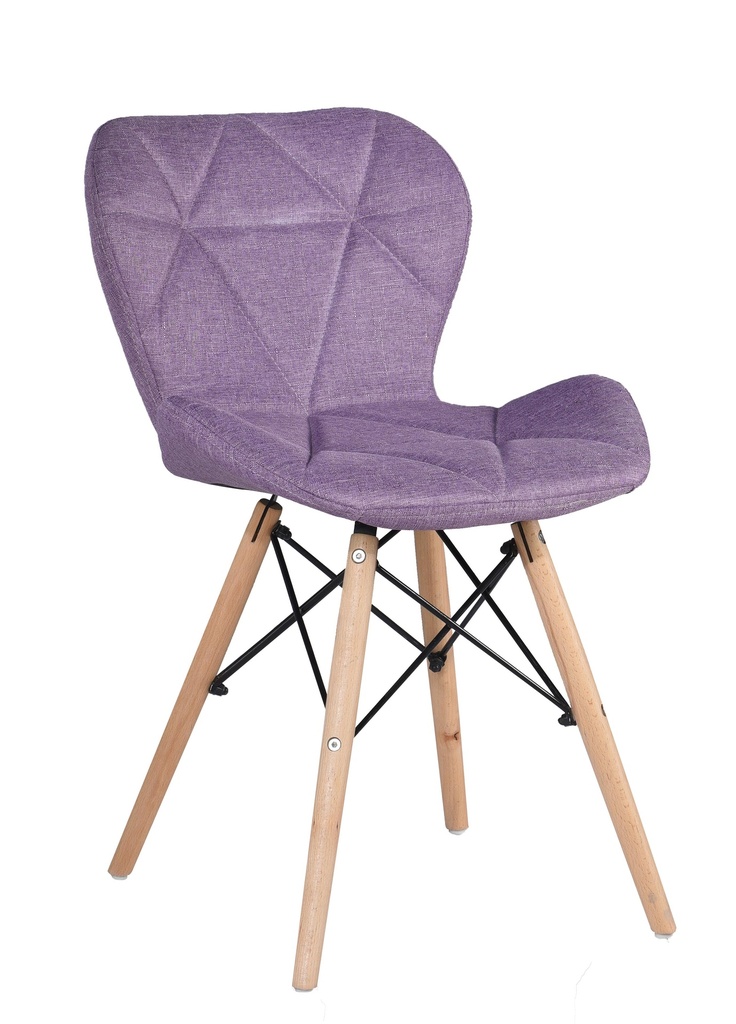 CHAISE REMBOURREE VIOLETTE