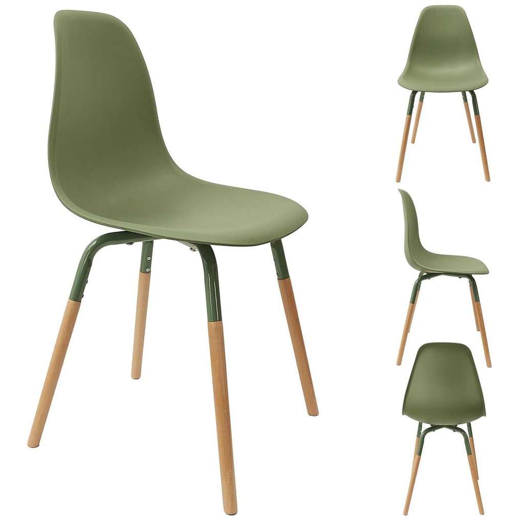 CHAISE SCANDINAVE PP PHENIX VERT