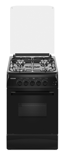 [OCGM5640NEC1CE] CUISINIERE 4 FEUX FOUR GAZ NOIR OCEAN