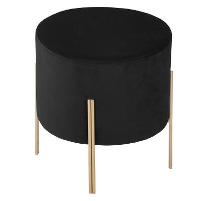 [157171A] TABOURET VEL NOIR LIVING