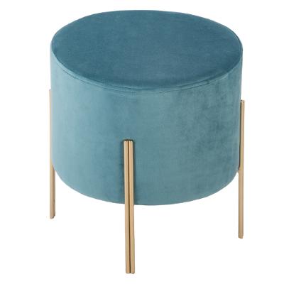 [157171B] TABOURET VEL BLEU LIVING