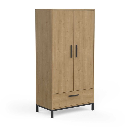 [271794] ARMOIRE 2 PORTES 1TIR CRAFT