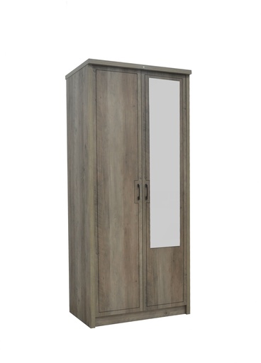 [MH9356MH] ARMOIRE 2 PORTES 1 MIROIR NEXUS